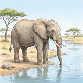 elephant — el elefante